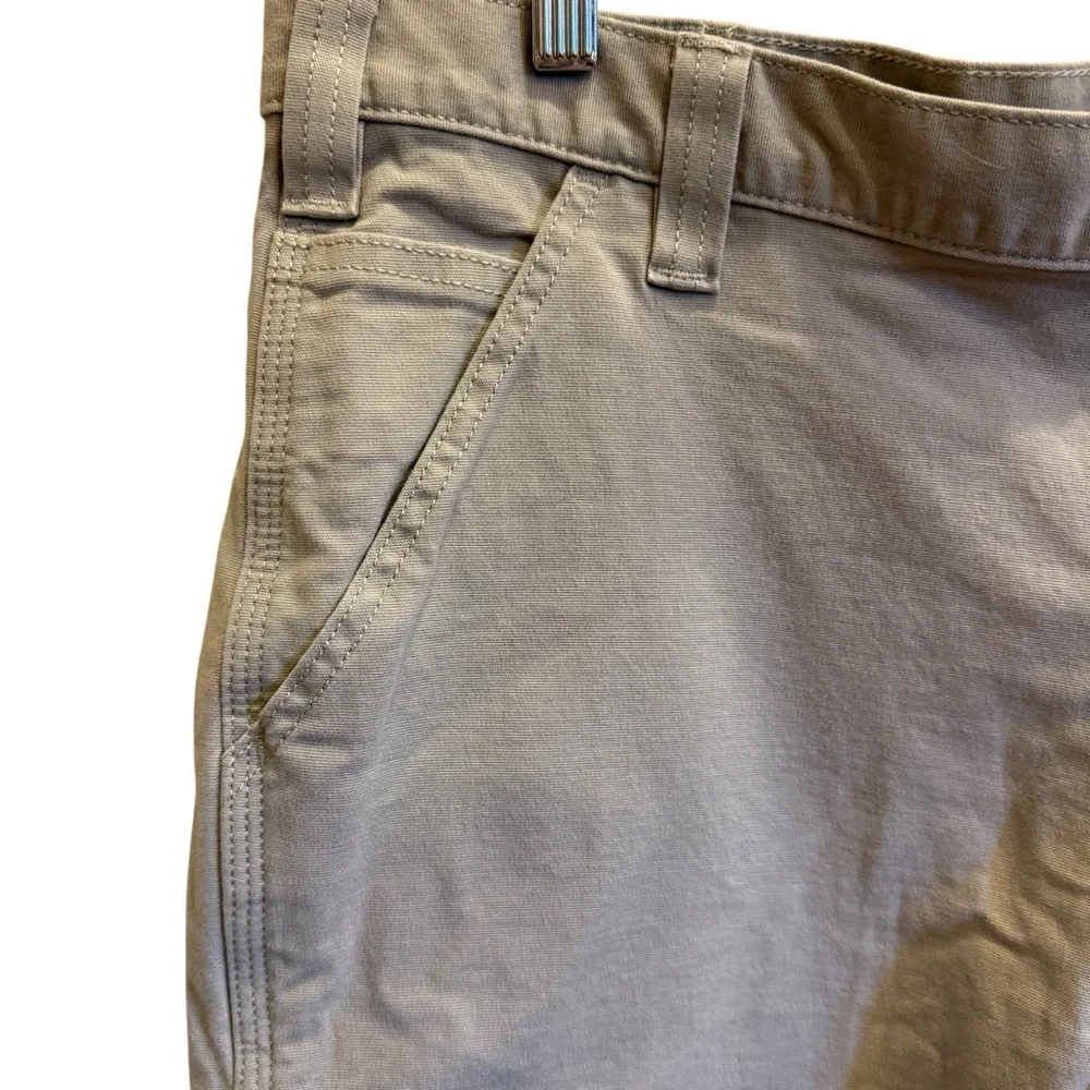 Carhartt Men’s Tan Relaxed Rugged Flex Utility Cotton Blend Work Pant sz 38x34